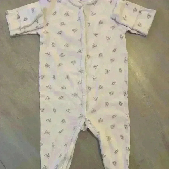 Ralph Lauren Classic Bear Footed Sleeper Coverall Onesie 6M - Picture 9 of 9